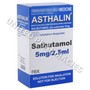 Asthalin Nebuliser Solution (Salbutamol) - 5mg (20 x 2.5mL Ampoules) Image1