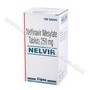 Nelvir (Nelfinavir Mesilate) - 250mg (100 Tablets) Image1