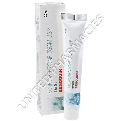Benoquin Cream (Monobenzone) - 20% (20gm Tube) Image1