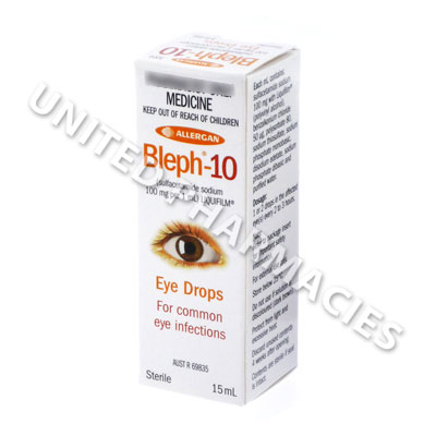 Bleph-10 Eye Drops (Sulfacetamide Sodium) - 100mg/mL (15mL) Image1