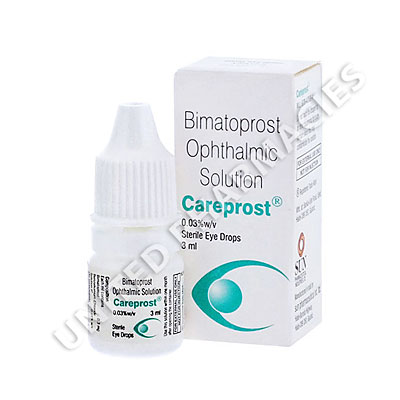 Careprost (Bimatoprost Ophthalmic) - 0.03% (3mL) Image1