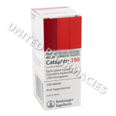 Catapres (Clonidine Hydrochloride) - 150mcg (100 Tablets) Image1