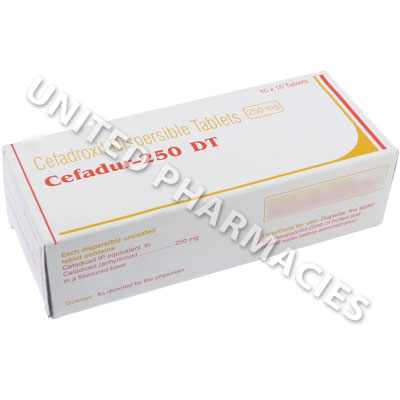 Cefadur-250 DT (Cefadroxil) - 250mg (10 Tablets) Image1