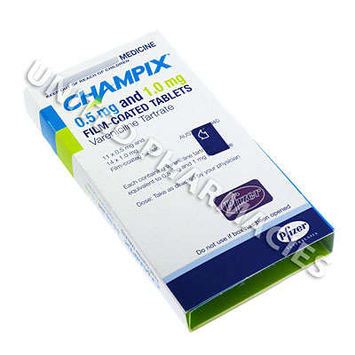 Champix Starter Pack (Varenicline) - 1mg/0.5mg (25 Tablets) Image1