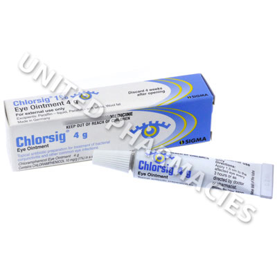 Chlorsig Eye Ointment (Chloramphenicol) - 1% (4g) Image1