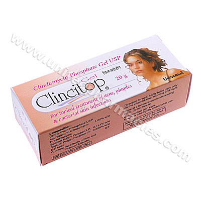 Clincitop Gel (Clindamycin) - 1% (20g Tube) Image1
