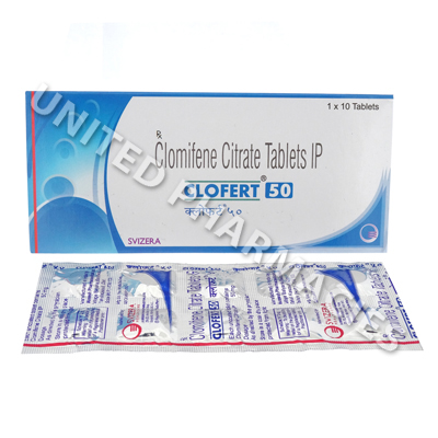 Clofert-100 (Clomifene Citrate) - 100mg (5 Tablets) Image1