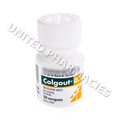 Colgout (Colchicine) - 0.5mg (100 Tablets) Image1