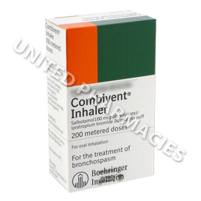 Combivent Inhaler (Ipratropium Bromide/Salbutamol) - 20mcg/100mcg (200 Doses) Image1