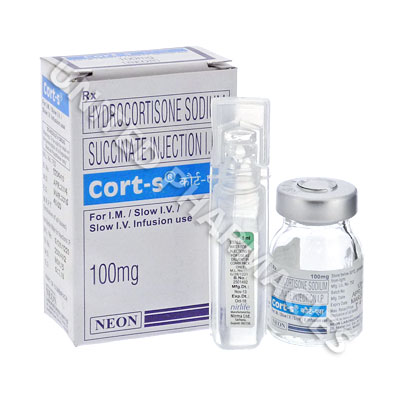 Cort-S Injection (Hydrocortisone Sodium) - 100mg (2ml) Image1