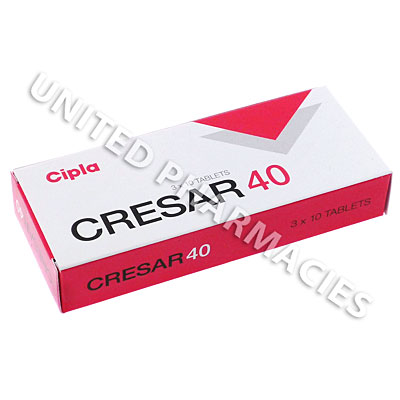 Cresar (Telmisartan) - 40mg (10 Tablets) Image1