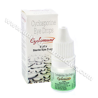 Cyclomune Eye Drops (Cyclosporine) - 0.05% (3mL) Image1