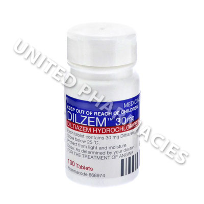 Dilzem (Diltiazem Hydrochloride) - 30mg (100 Tablets) Image1