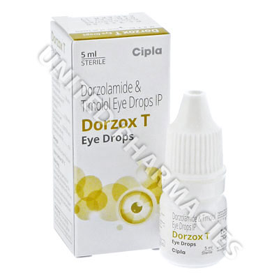 Dorzox Eye Drops (Dorzolamide) - 2% (5mL) Image1
