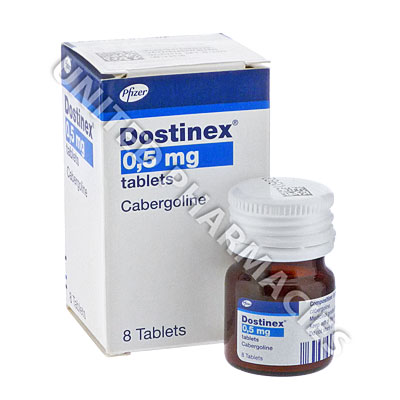 Dostinex (Cabergoline) - 0.5mg (8 Tablets) Image1