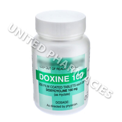 Doxine (Doxycycline Hyclate) - 100mg (250 Tablets) Image1