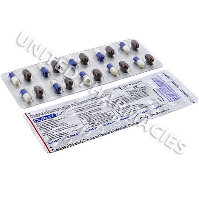 Dutas-T (Dutasteride/Tamsulosin) - 0.5mg/0.4mg (20 Capsules) Image1