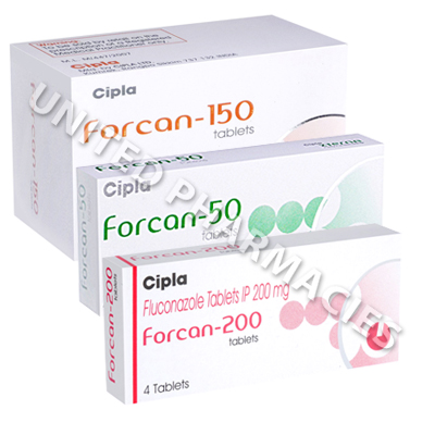Forcan (Fluconazole) - 50mg (4 Capsules) Image1