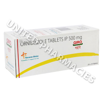Giro (Ornidazole) - 500mg (10 Tablets) Image1