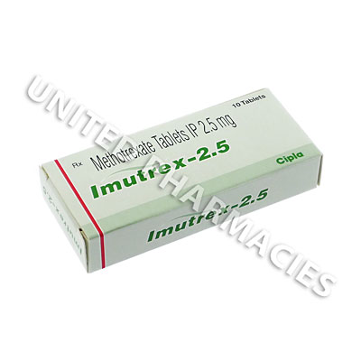 Imutrex (Methotrexate) - 2.5mg (10 Tablets) Image1