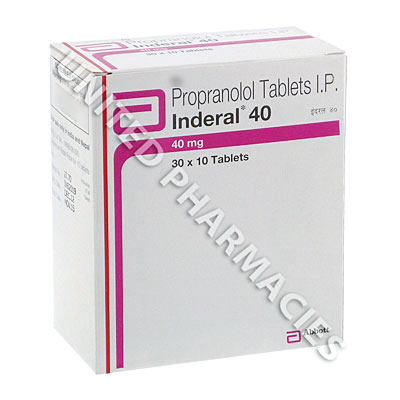 Inderal Propranolol United Pharmacies