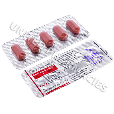 Levoquin (Levofloxacin) - 250mg (5 Tablets) Image1