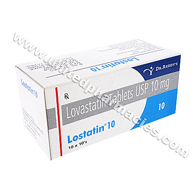 Lostatin (Lovastatin) - 10mg (10 Tablets) Image1