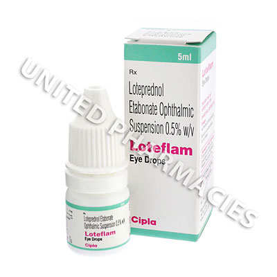 Loteflam Eye Drops (Leteprednol Etabonate) - 5mg (5mL) Image1