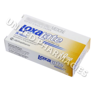 Loxalate (Escitalopram Oxalate) - 10mg (28 Tablets) Image1