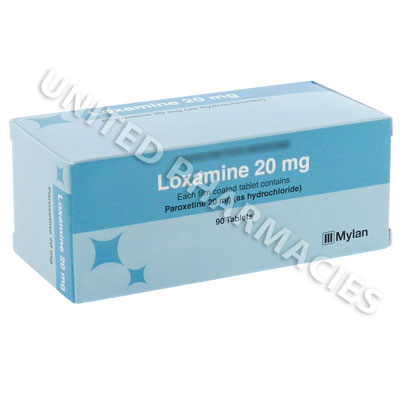Loxamine (Paroxetine Hydrochloride) - 20mg (30 Tablets) Image1