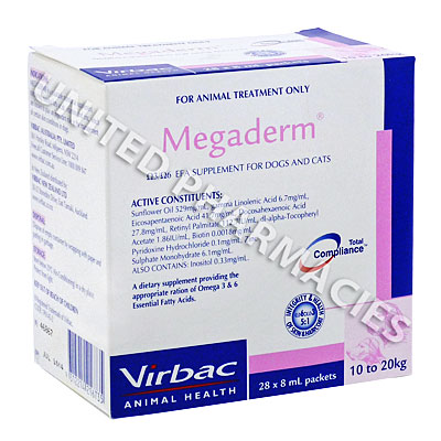 Megaderm (Vitamin/Mineral/Nutritional Supplements) - (8mL x 28 Sachets) Image1