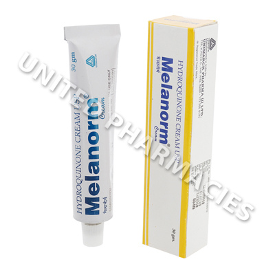Melanorm Cream (Hydroquinone) - 4% (30g Tube) Image1