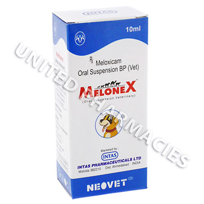 Melonex Oral Suspension (Meloxicam) - 1.5mg (10mL) Image1