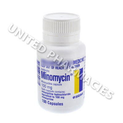 Minomycin (Minocycline) - 100mg (100 Capsules) Image1