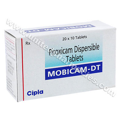 Mobicam-DT (Piroxicam IP) - 20mg (10 Tablets) Image1
