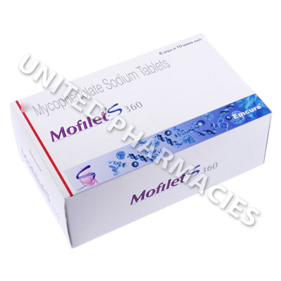 Mofilet-S (Mycophenolic Acid) - 360mg (60 Tablets) Image1