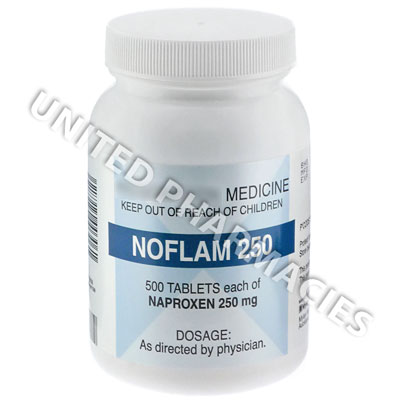 Noflam (Naproxen) - 500mg (250 Tablets) Image1