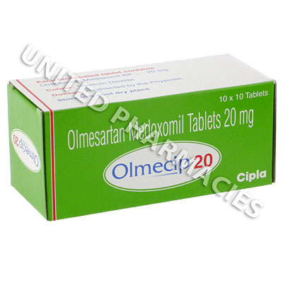 Olmecip (Olmesartan Medoxomil) - 20mg (10 Tablets) Image1
