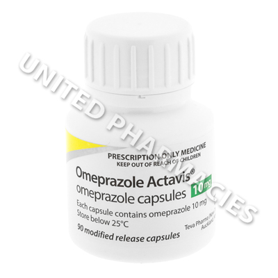 Omeprazole Actavis (Omeprazole) 10mg (90 Capsules)title