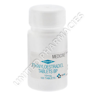 Pabyrn (Ethinyloestradiol) - 10mcg (100 Tablets) Image1
