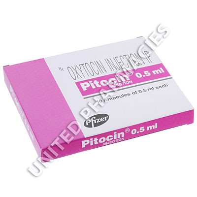 Pitocin Injection (Oxytocin) - 0.5mL (10 x 0.5mL Ampoules) Image1