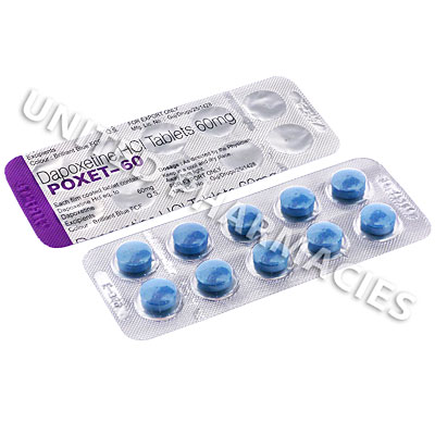 Poxet-60 (Dapoxetine) - 60mg (10 Tablets) Image1