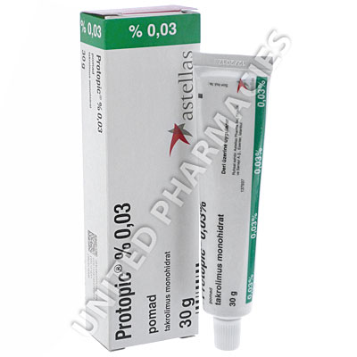 Protopic Ointment (Tacrolimus Monohydrate) - 0.1% (30g) Image1