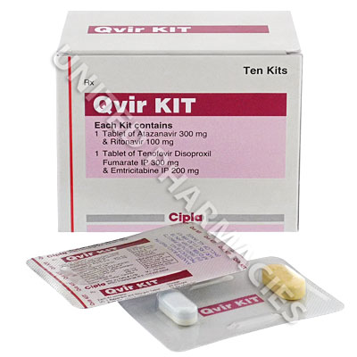 Qvir Kit (Atazanavir/Ritonavir/Tenofovir Disoproxil Fumarate/Emtricitabine)
