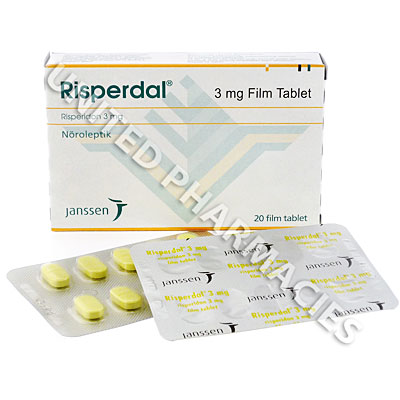 Risperdal (Risperidone) - 2mg (20 Tablets)(Turkey) Image1