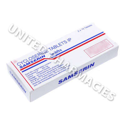Samserin (Cycloserine) - 250mg (10 Tablets) Image1