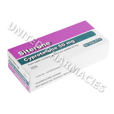 Siterone (Cyproterone Acetate) - 100mg (50 Tablets) Image1