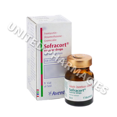Sofracort Eye Drops (Framycetin Sulphate IP) - 5mg (5mL) Image1
