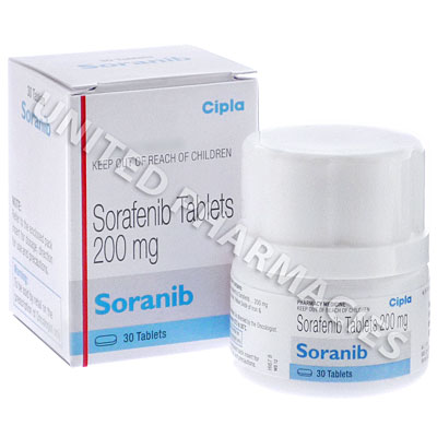 Soranib (Sorafenib) - 200mg (30 Tablets) Image1