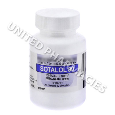 Sotalol (Sotalol Hydrochloride) - 80mg (500 Tablets) Image1